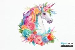 Number Unicorn Birthday PNG Clipart Product Image 1