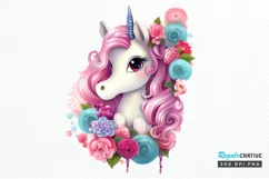 Number Unicorn Birthday PNG Clipart Product Image 1