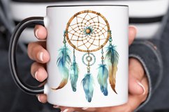 Native American Dreamcatcher Watercolor PNG Clipart Product Image 2