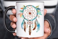 Native American Dreamcatcher Watercolor PNG Clipart Product Image 2