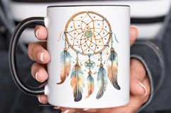 Native American Dreamcatcher Watercolor PNG Clipart Product Image 2