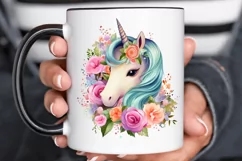 Number Unicorn Birthday PNG Clipart Product Image 2
