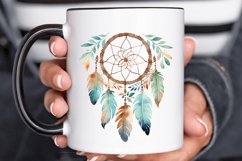 Native American Dreamcatcher Watercolor PNG Clipart Product Image 2