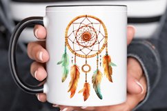 Native American Dreamcatcher Watercolor PNG Clipart Product Image 2