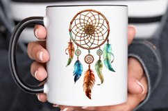 Native American Dreamcatcher Watercolor PNG Clipart Product Image 2