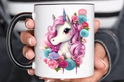 Number Unicorn Birthday PNG Clipart Product Image 2