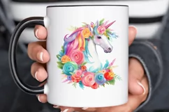 Number Unicorn Birthday PNG Clipart Product Image 2