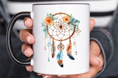 Native American Dreamcatcher Watercolor PNG Clipart Product Image 2