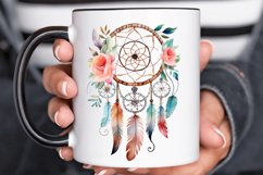 Native American Dreamcatcher Watercolor PNG Clipart Product Image 2