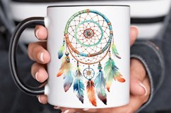 Native American Dreamcatcher Watercolor PNG Clipart Product Image 2