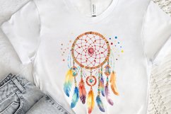 Native American Dreamcatcher Watercolor PNG Clipart Product Image 3