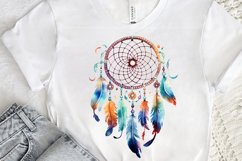 Native American Dreamcatcher Watercolor PNG Clipart Product Image 3