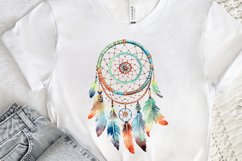 Native American Dreamcatcher Watercolor PNG Clipart Product Image 3