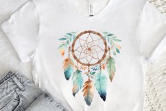 Native American Dreamcatcher Watercolor PNG Clipart Product Image 3
