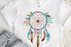 Native American Dreamcatcher Watercolor PNG Clipart Product Image 3