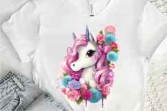 Number Unicorn Birthday PNG Clipart Product Image 3