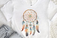 Native American Dreamcatcher Watercolor PNG Clipart Product Image 3