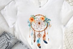 Native American Dreamcatcher Watercolor PNG Clipart Product Image 3