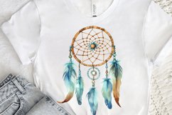 Native American Dreamcatcher Watercolor PNG Clipart Product Image 3