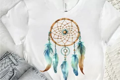 Native American Dreamcatcher Watercolor PNG Clipart Product Image 3