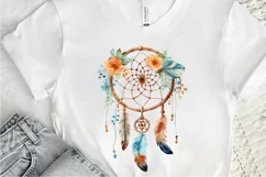 Native American Dreamcatcher Watercolor PNG Clipart Product Image 3