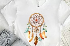 Native American Dreamcatcher Watercolor PNG Clipart Product Image 3