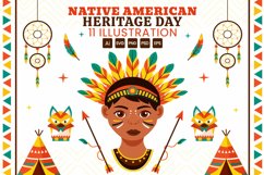 11 Native American Heritage Day Illustration Product Image 1