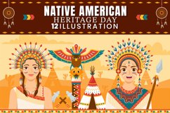 12 Native American Heritage Month Day Illustration Product Image 1