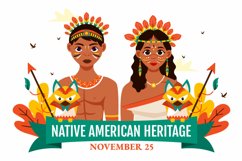11 Native American Heritage Day Illustration Product Image 4