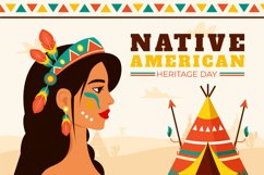 11 Native American Heritage Day Illustration Product Image 5