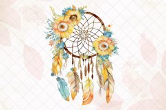Native American Dreamcatcher Watercolor Sublimation Clipart Product Image 2