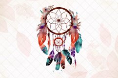 Native American Dreamcatcher Watercolor Sublimation Clipart Product Image 4