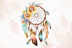 Native American Dreamcatcher Watercolor Sublimation Clipart Product Image 5