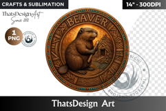 Beaver Animal Totem PNG Clipart, Native American Zodiac sign Product Image 1