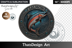 Salmon Animal Totem PNG Clipart, Native American Zodiac sign Product Image 1