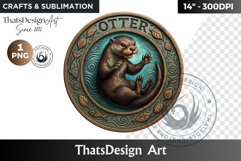 Otter Animal Totem PNG Clipart, Native American Zodiac sign Product Image 1