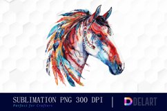 Native Horse Illustration Clipart Product Image 1