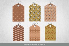 Native Indian Patterned Shaped Tag Product Image 1
