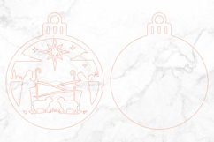 Nativity Christmas Ornament SVG Laser Cut Product Image 3