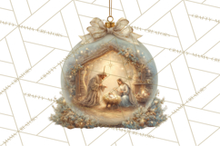 Nativity Christmas Ornament PNG Clipart, Christian Art Product Image 3
