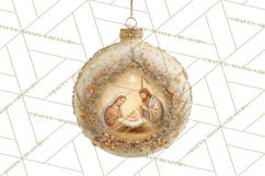Nativity Christmas Ornament PNG Clipart, Christian Art Product Image 4
