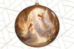 Nativity Christmas Ornament PNG Clipart, Christian Art Product Image 5