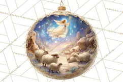 Nativity Christmas Ornament PNG Clipart, Christian Art Product Image 2