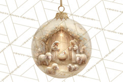 Nativity Christmas Ornament PNG Clipart, Christian Art Product Image 3