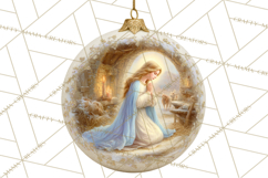 Nativity Christmas Ornament PNG Clipart, Christian Art Product Image 4