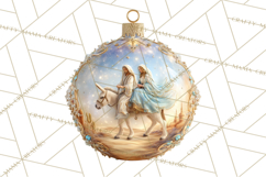 Nativity Christmas Ornament PNG Clipart, Christian Art Product Image 5