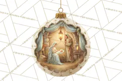Nativity Christmas Ornament PNG Clipart, Christian Art Product Image 2