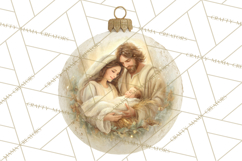 Nativity Christmas Ornament PNG Clipart, Christian Art Product Image 3