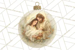 Nativity Christmas Ornament PNG Clipart, Christian Art Product Image 3