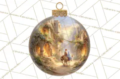 Nativity Christmas Ornament PNG Clipart, Christian Art Product Image 4